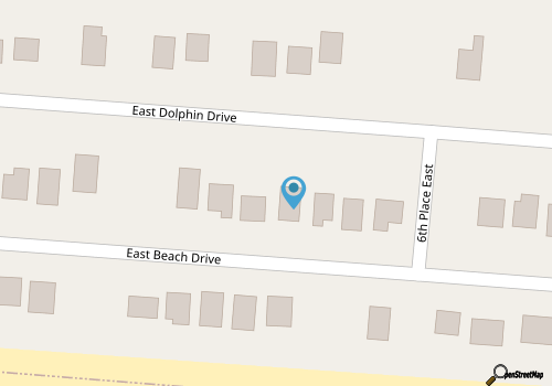 3BR/2BA Home-2nd Row-Ocean Views-Steps from Beach-Dog Friendly-Sleeps 8 map location