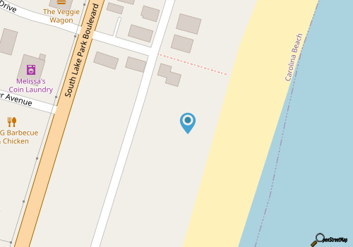 Beautiful beachfront  townhome with sunrise views! map location