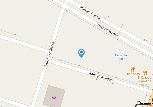 5 minute walk to the beach! Family friendly beach bungalow full of amenities map location