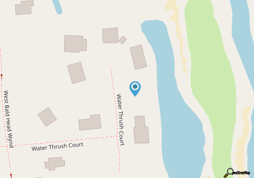 Beautiful Golf Course Home Bald Head Island map location
