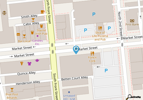 The Gallery Getaway in the Heart of Historic, Riverfront Wilmington!  map location