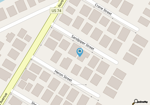 Recently-renovated 6 BR Townhome Steps from the Beach map location