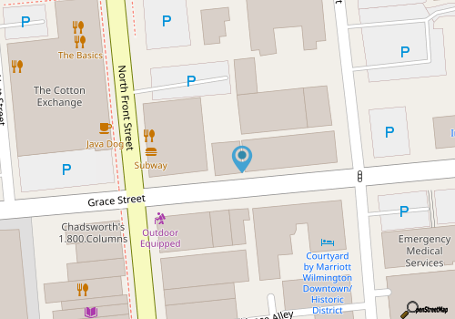 Chic Downtown Studio: A Hideaway Oasis map location