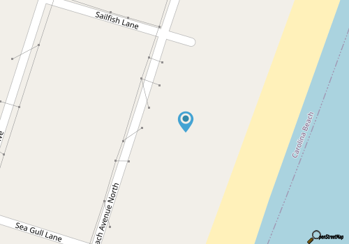 Carolina Beach Ocean View Retreat w/ Beach Access! map location