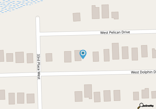 Oak Island- Third Row- West Beach, 3024 W Dolphin map location