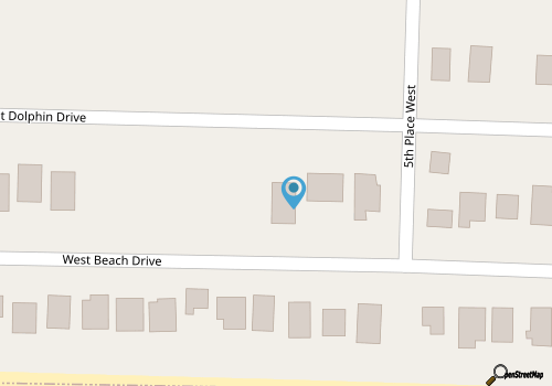 All Is Whale / 508 W. Beach Drive - Coastal Vacation Resorts map location