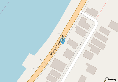 Sandpeddler Suite 205 W/ King Bed map location