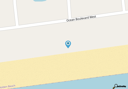 Reel Memories-Spacious 5-bedroom, 4 bath Oceanfront Home on Holden Beach map location