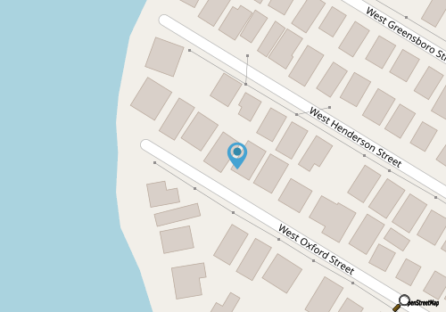 Stay Close - a handcrafted, historic beach cottage map location