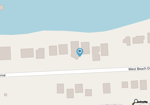 Copacetic / 6008 West Beach Drive - Coastal Vacation Resorts map location