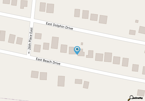 Classic 2nd Row Beach Home, Dog Friendly, Steps to Beach map location