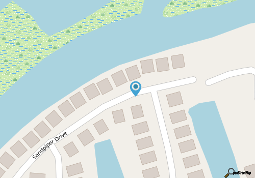 Beach Therapy 4 bedroom Island Park home map location