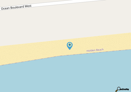 Romantic beach getaway map location
