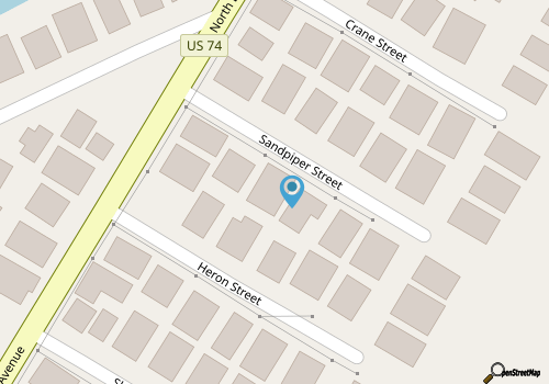 Wrightsville Beach is calling!  Come stay @ Pelican and Nina Bs map location