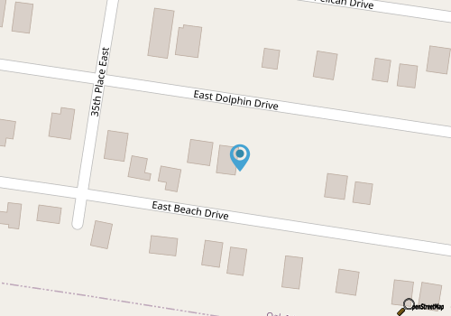 Sea Glass: Beautiful, Spacious, Beachfront House on East Beach map location