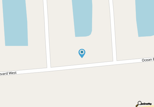 Charming beach cottage with Intercoastal views for restful vacation map location