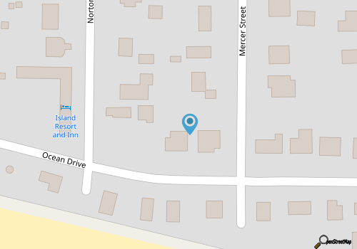 0ne Sweet World - 402 Ocean Drive - Coastal Vacation Resorts map location