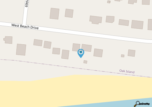 Victoria's Seacret: Modest Oceanfront Home with a Wide Beachfront Deck. map location