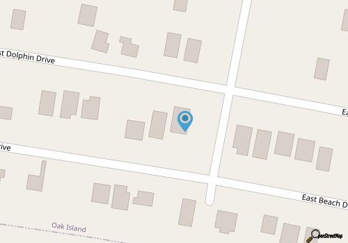 Dragonfly - 4028 E Beach Drive- Coastal Vacation Resorts map location