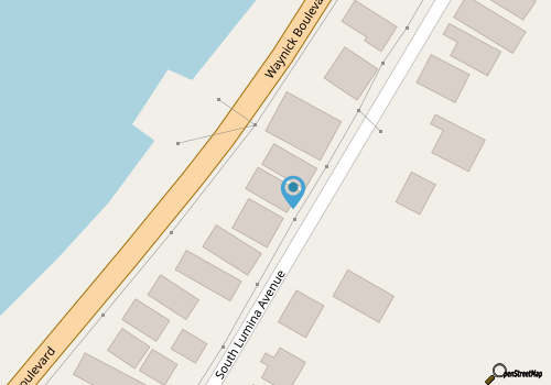 Family Beach Memories, sound front with boat dock map location