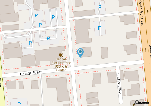Historic Downtown Wilmington Studio-Location,Location,Location!! map location