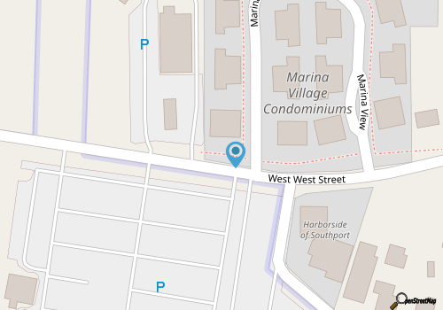The Never Sail Townhome map location