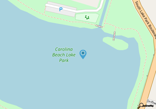 Incredible Water Views on Carolina Beach - The Happy House map location