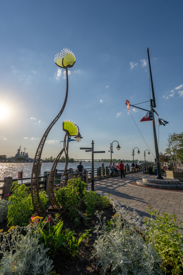 Wilmington NC Riverwalk sculpture