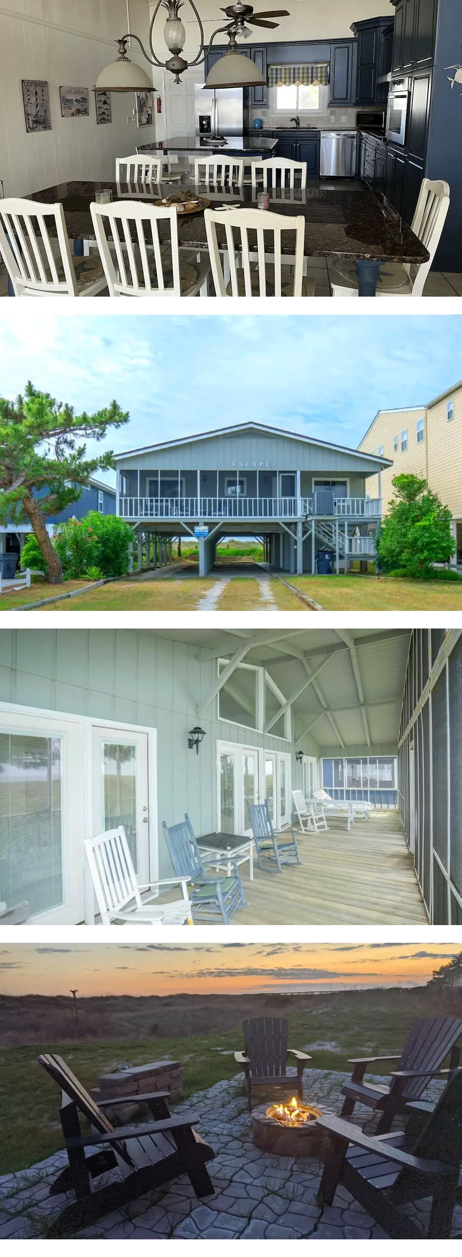 Oceanfront 4 Bedroom Home Great  Rates