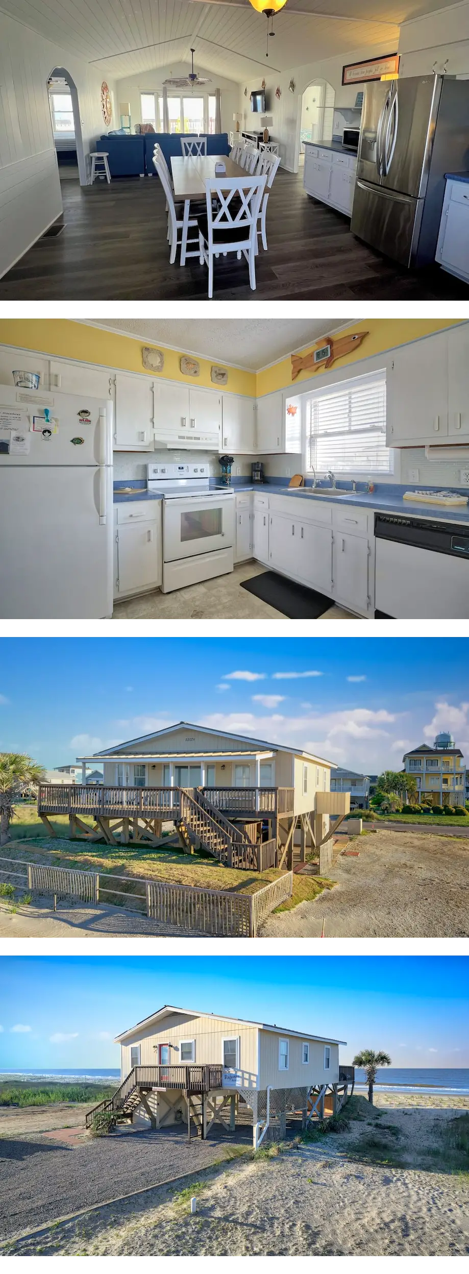 OCEAN FRONT, 4BD 2BA, FENCED YARD,  PET ...