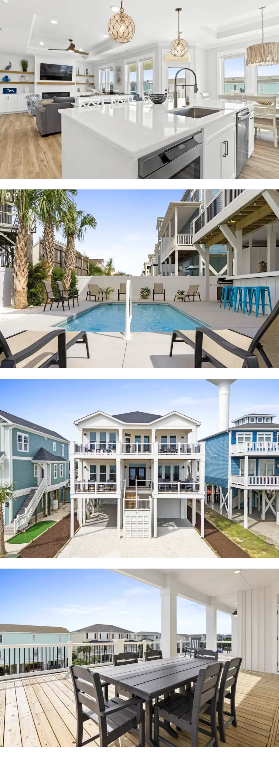 NEW Across from ocean 5 BDR 5 BR/Pool/El...