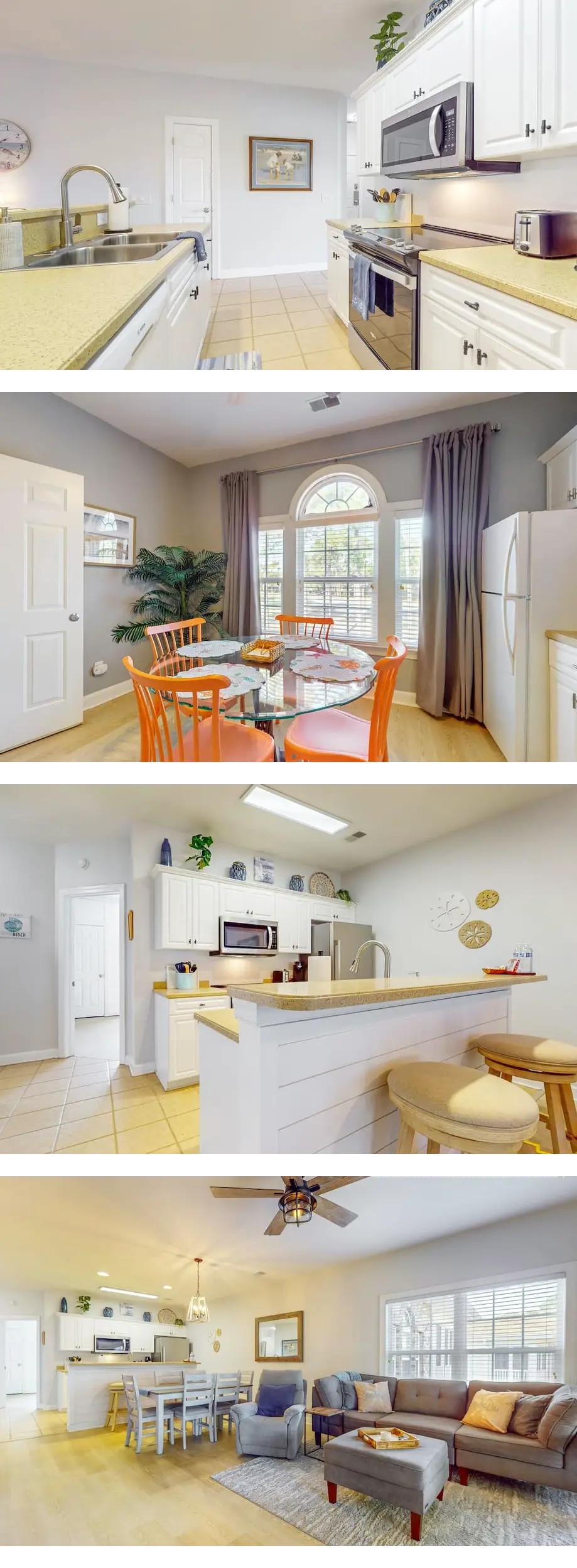 Coastal Condo with golf course view and ...