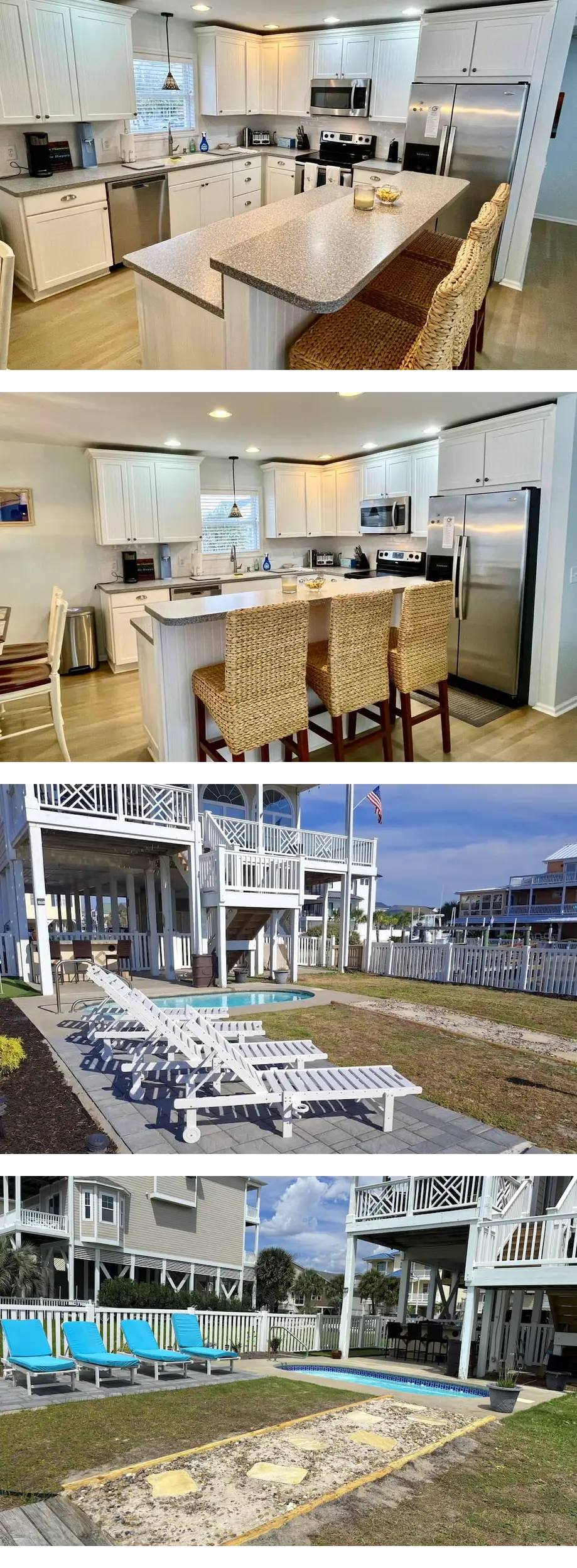 PRIVATE DOCK & POOL, SHORT WALK TO BEACH...