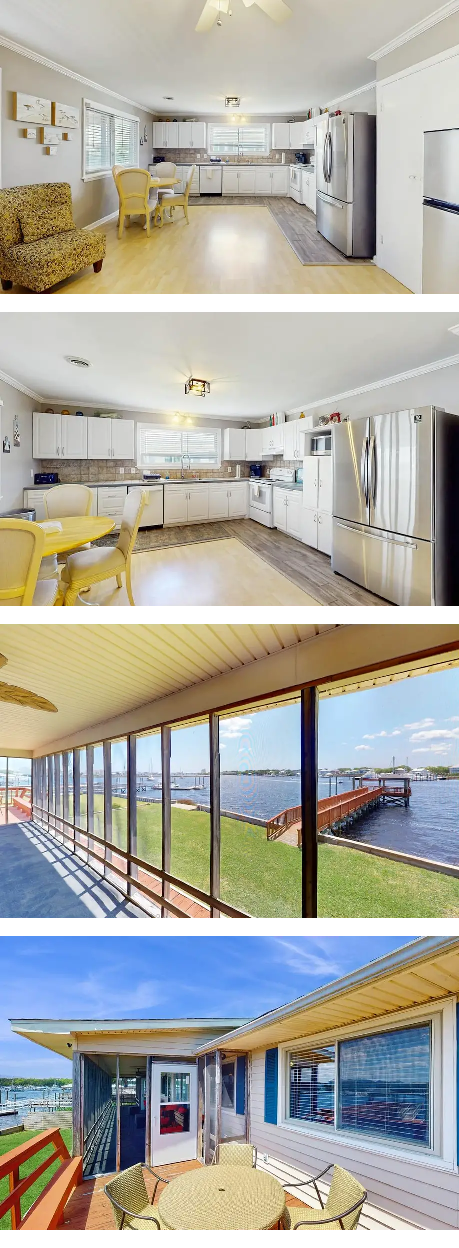 Beautiful waterfront home with private d...