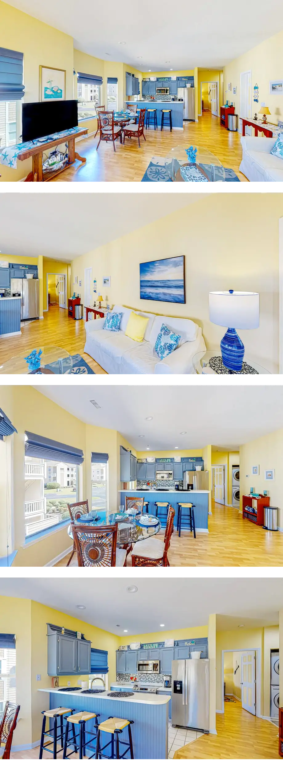 Clean condo with golf course & water vie...