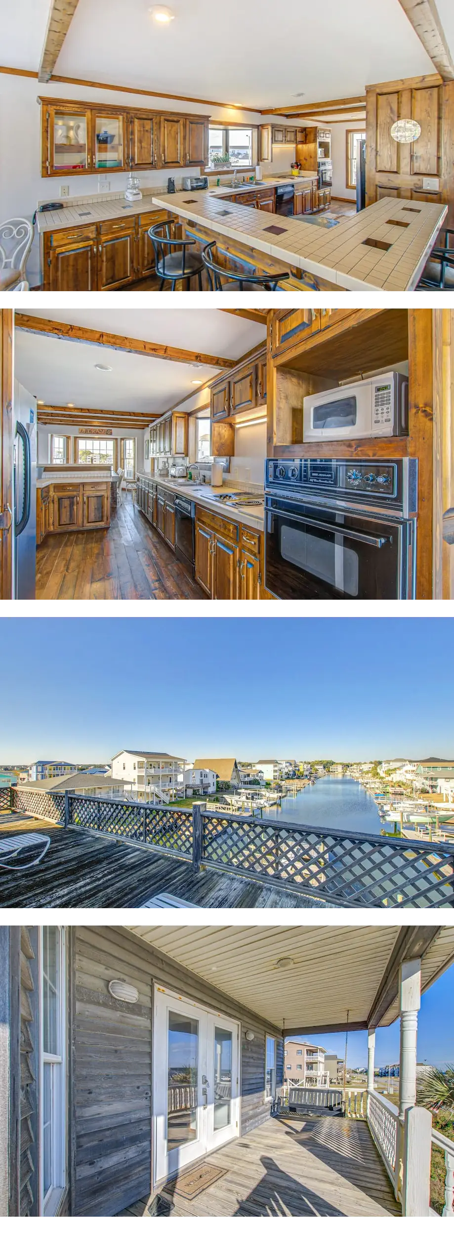 Oceanfront home across the street from t...