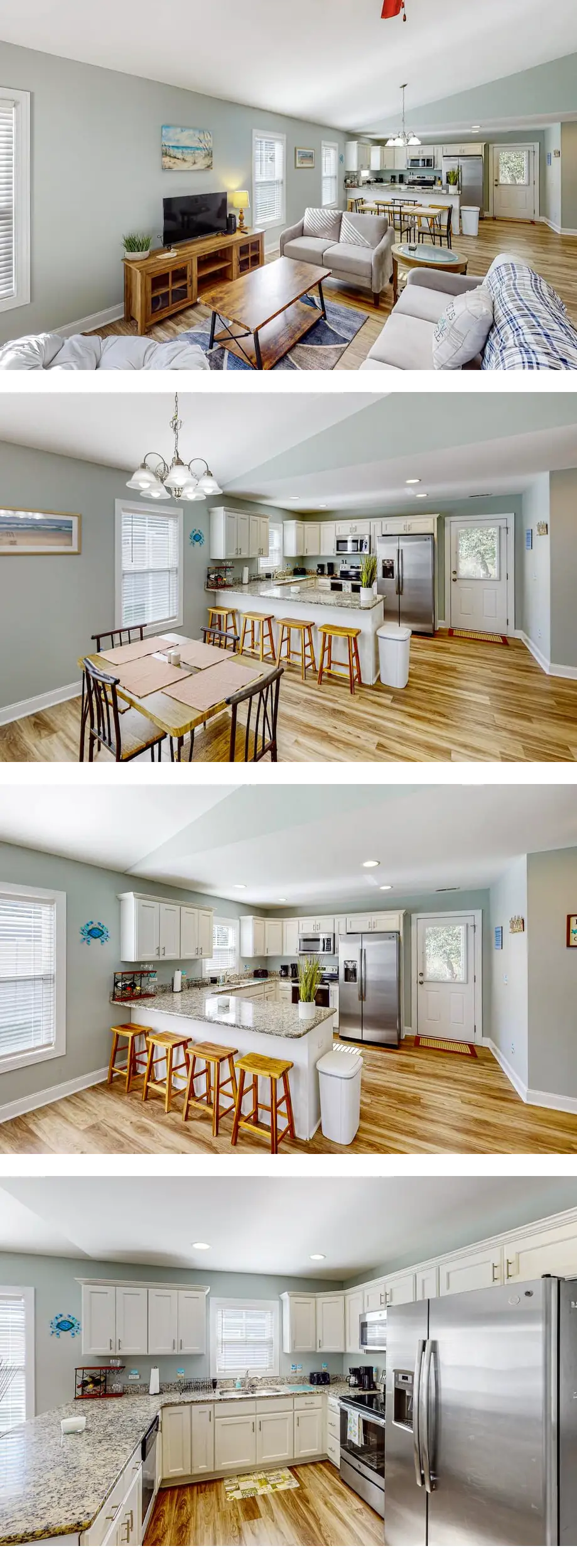 Updated home near the beach with fenced ...