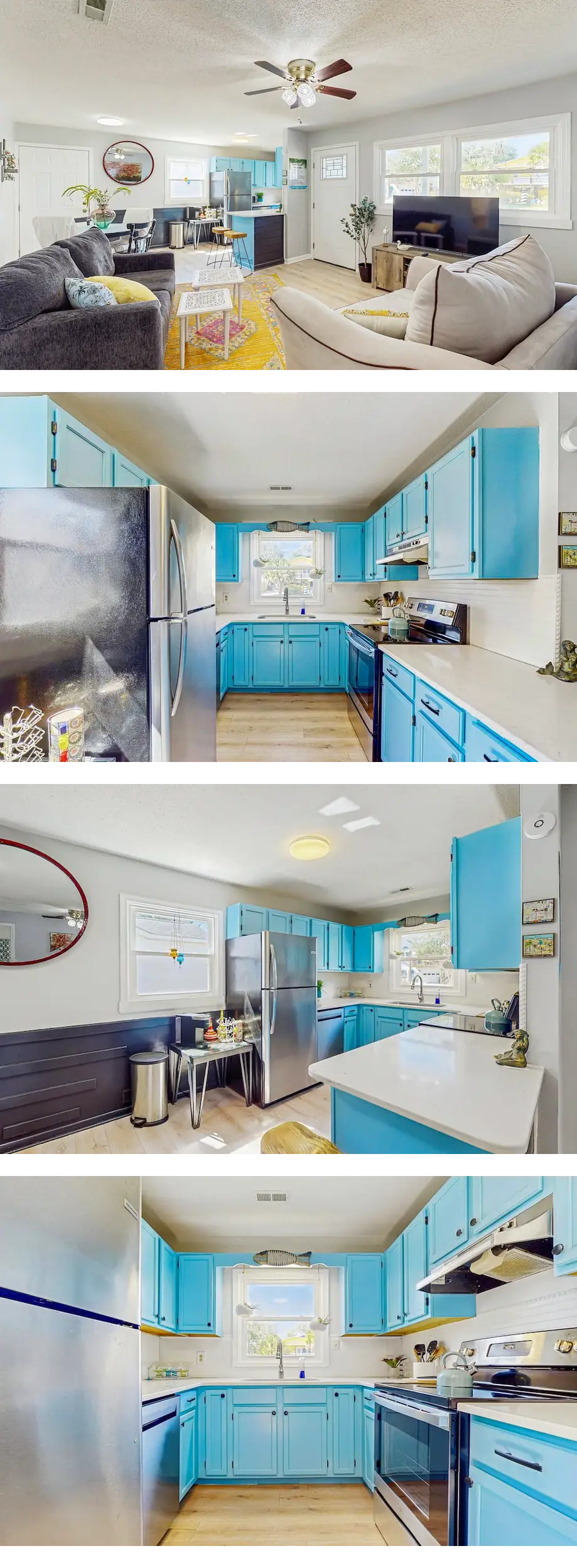 Dog-friendly coastal home with enclosed ...