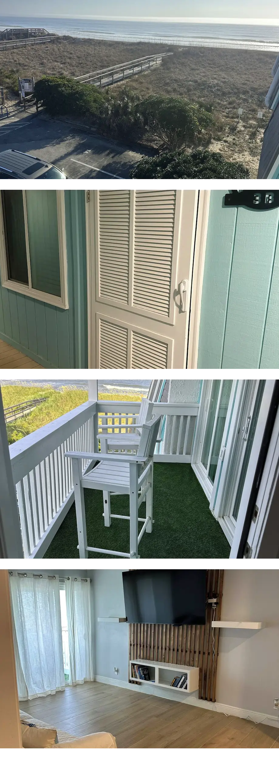 Newly renovated 2-bedroom beach front co...