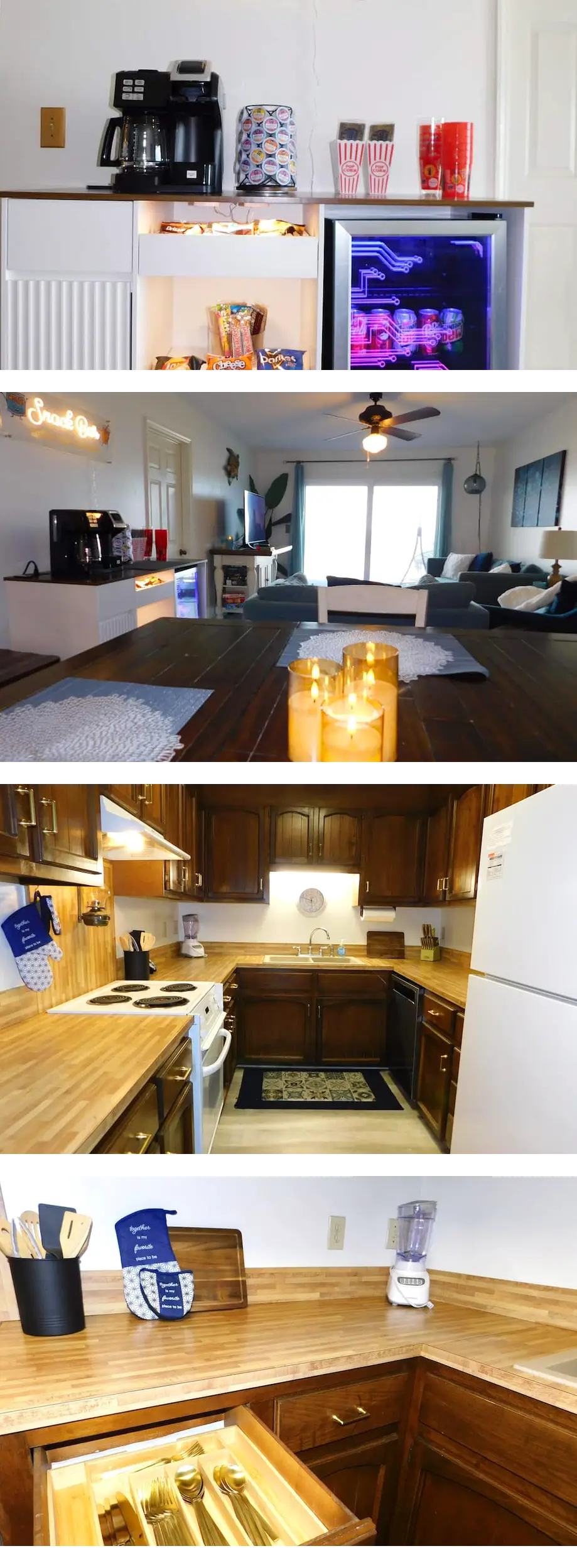 Ocean Front with Pre-stocked SNACK BAR a...