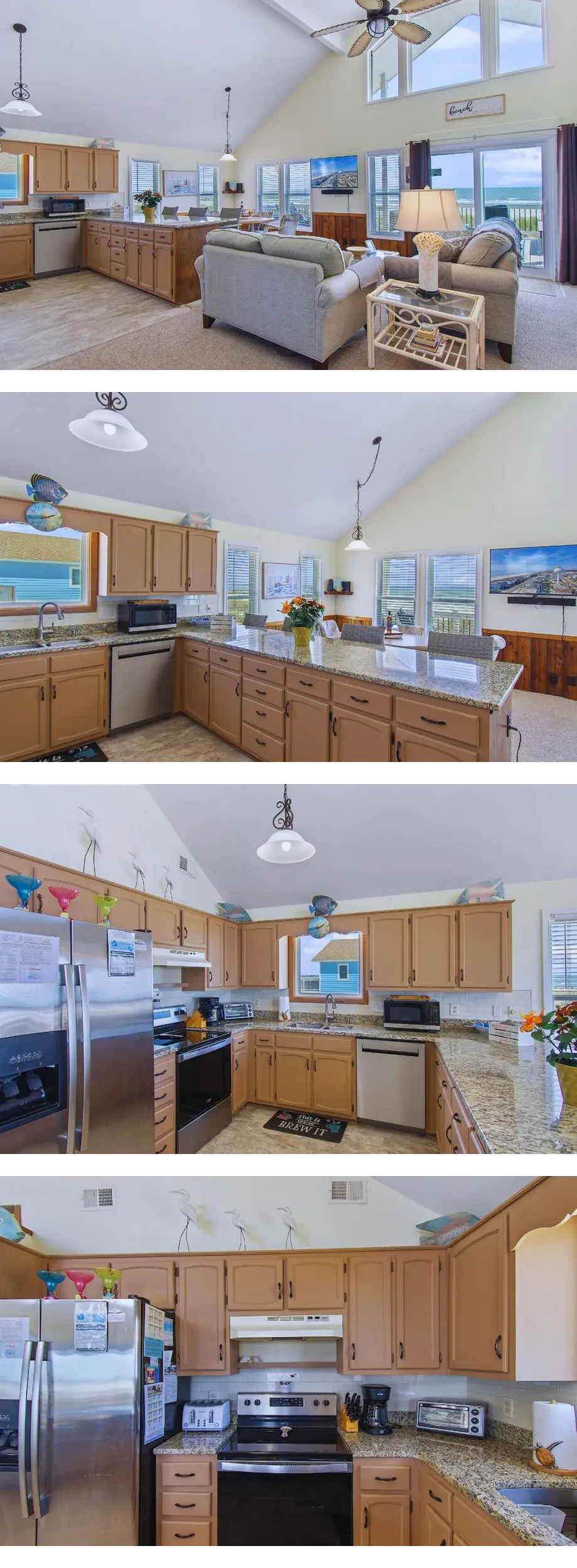 3 Bedroom house- On the SAND! Great View...